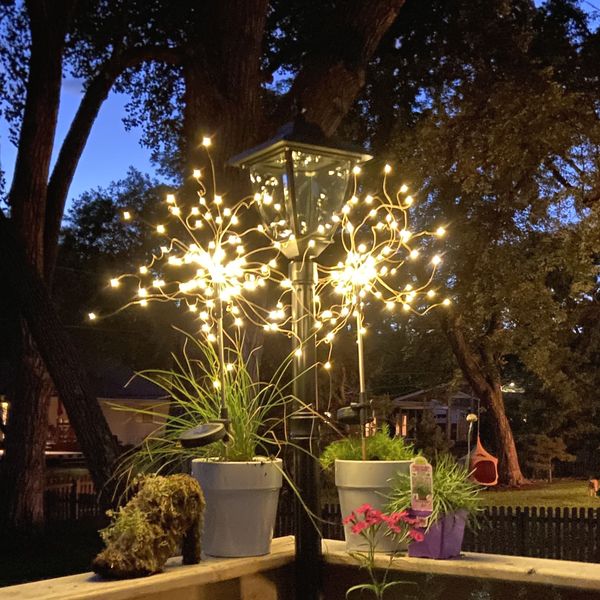 Solar Fireworks Lights