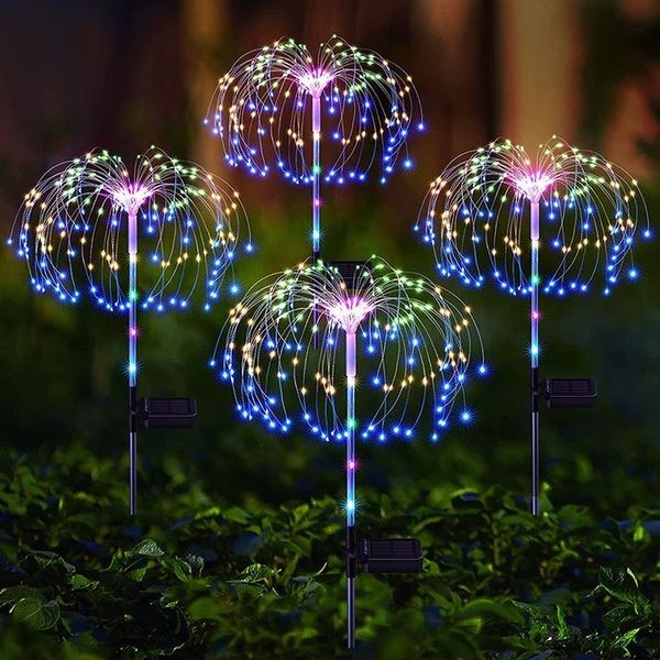 Solar Fireworks Lights