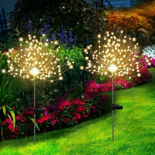 Solar Fireworks Lights