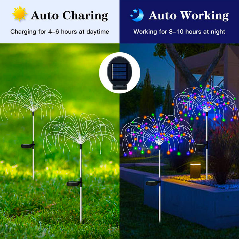 Solar Fireworks Lights