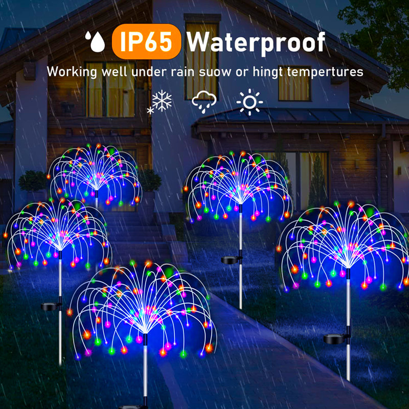 Solar Fireworks Lights